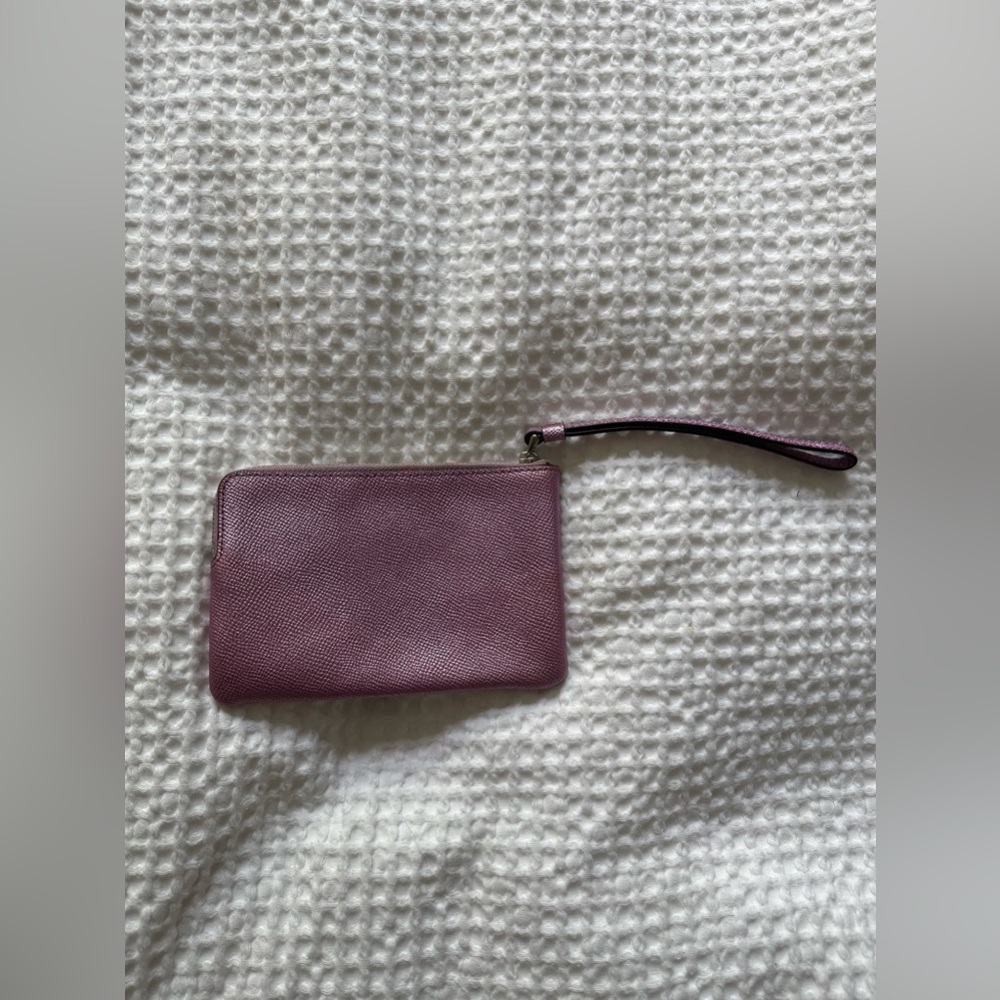Coach Corner Zip Wristlet - Picture 2 of 3